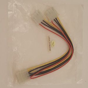 LVD 4 Pin Molex LP4 Y Splitter Power Cable 4 Pin Male-4 Pin Female X2 LVD062698